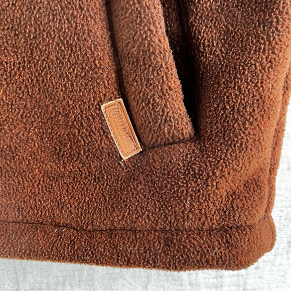 Outback Trading Company Summit Vest Mens XL Brown Fleece Sherpa Lined Western - Picture 4 of 16